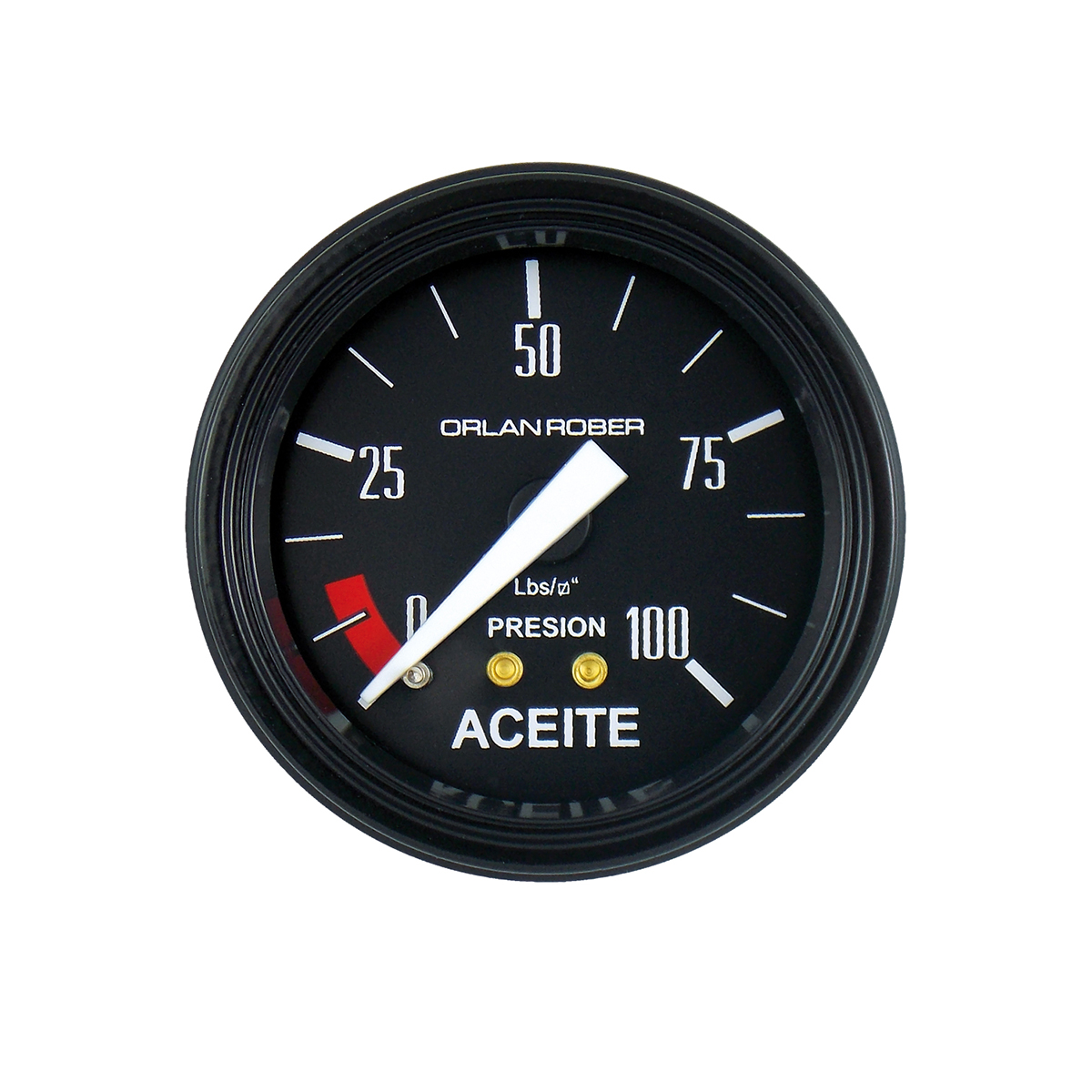 INSTRUMENTAL CLASSIC 52 MM NEGRO MANOMETRO 100 LIB