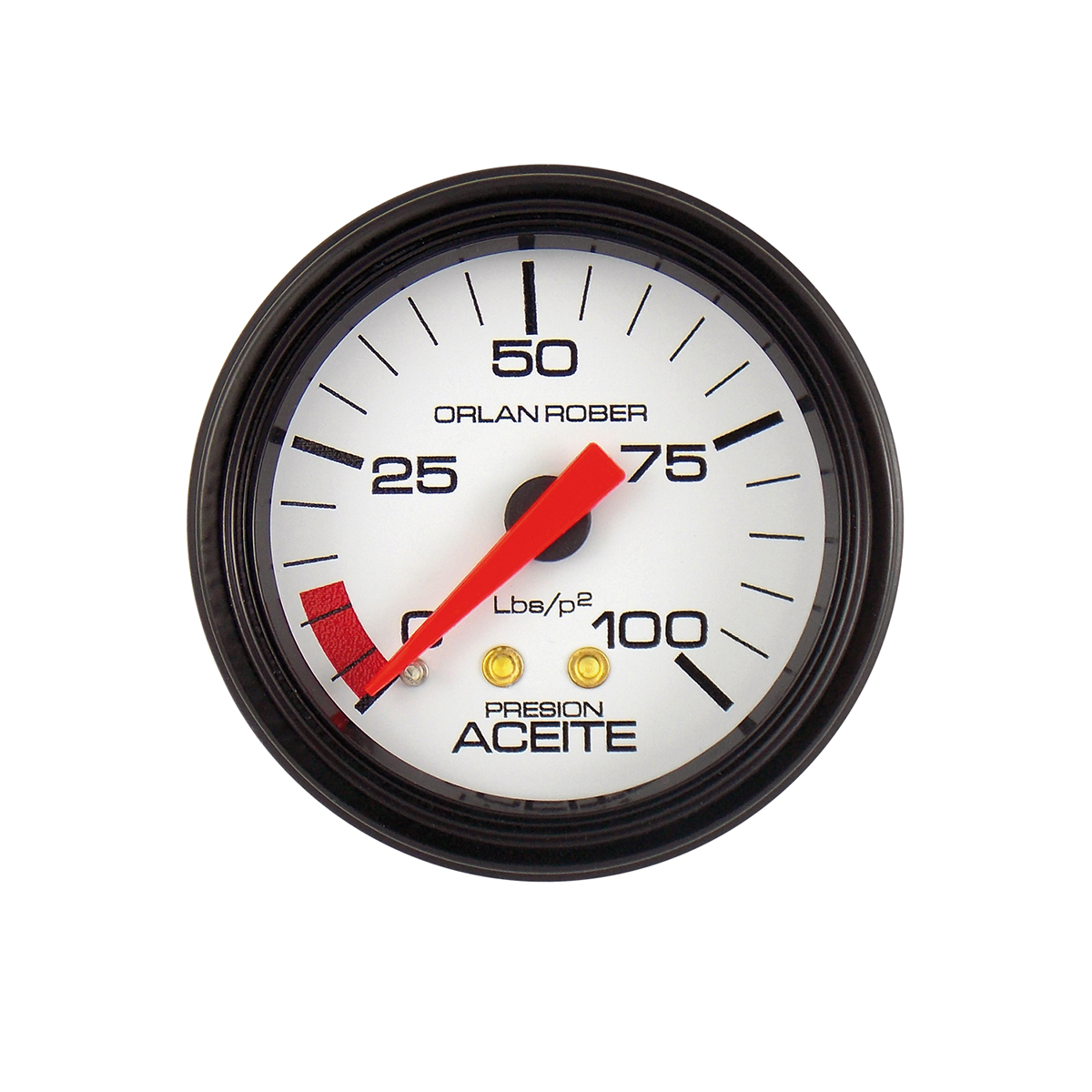 INSTRUMENTAL CLASSIC 52 MM BLANCO MANOMETRO 100 LBS