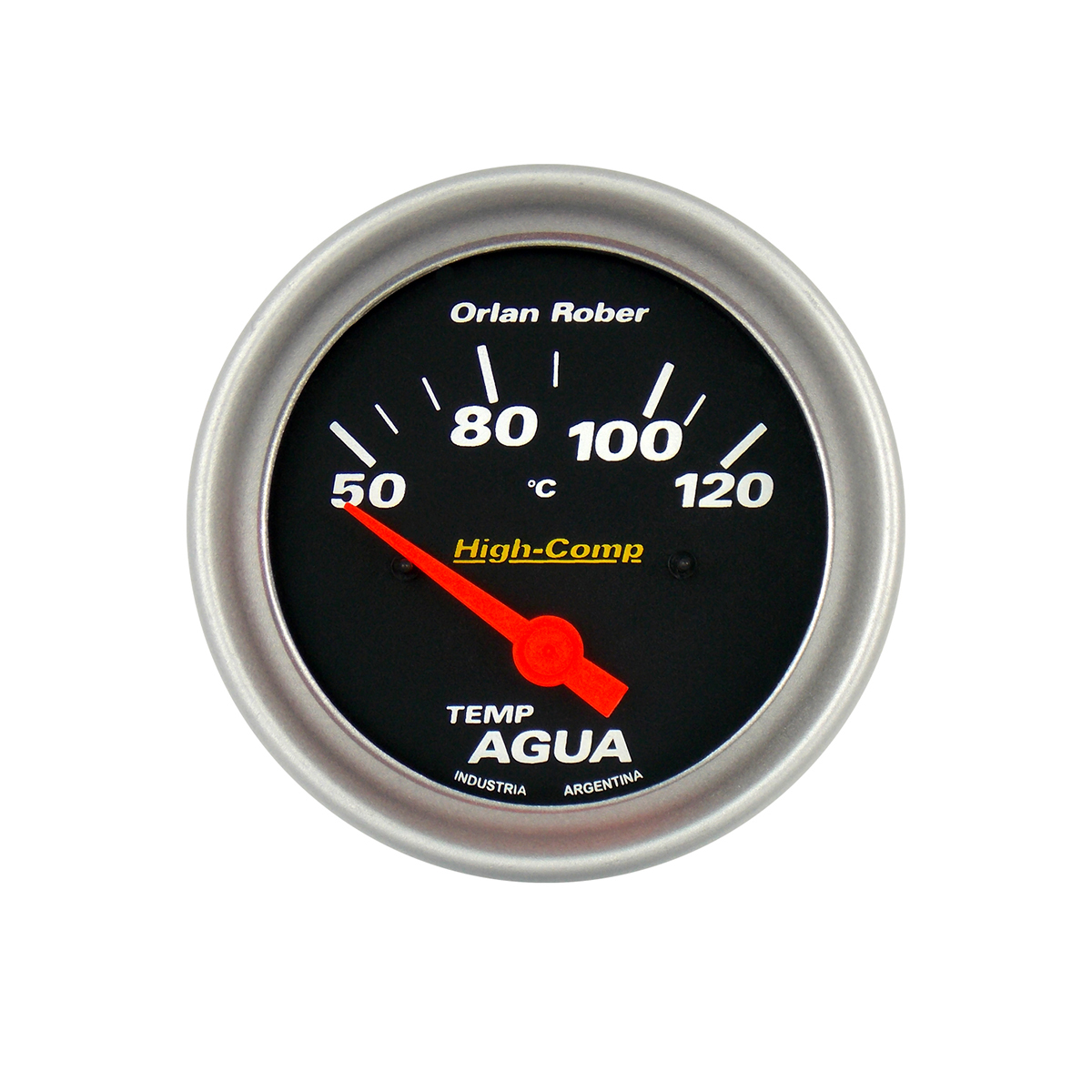 INSTRUMENTAL HIGH COMPETICION 72MM NEGR TEMPERATURA DE AGUA ELECTICO 72MM 12V HIGH-COMPETICION