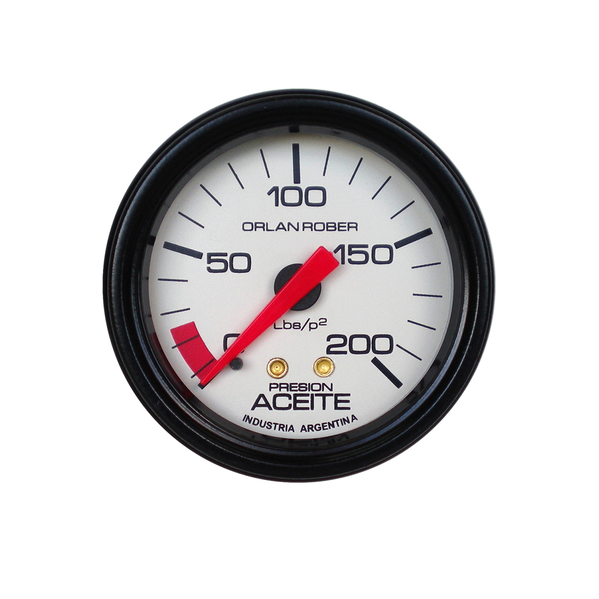 INSTRUMENTAL CLASSIC 52 MM BLANCO MANOMETRO 200 LBS