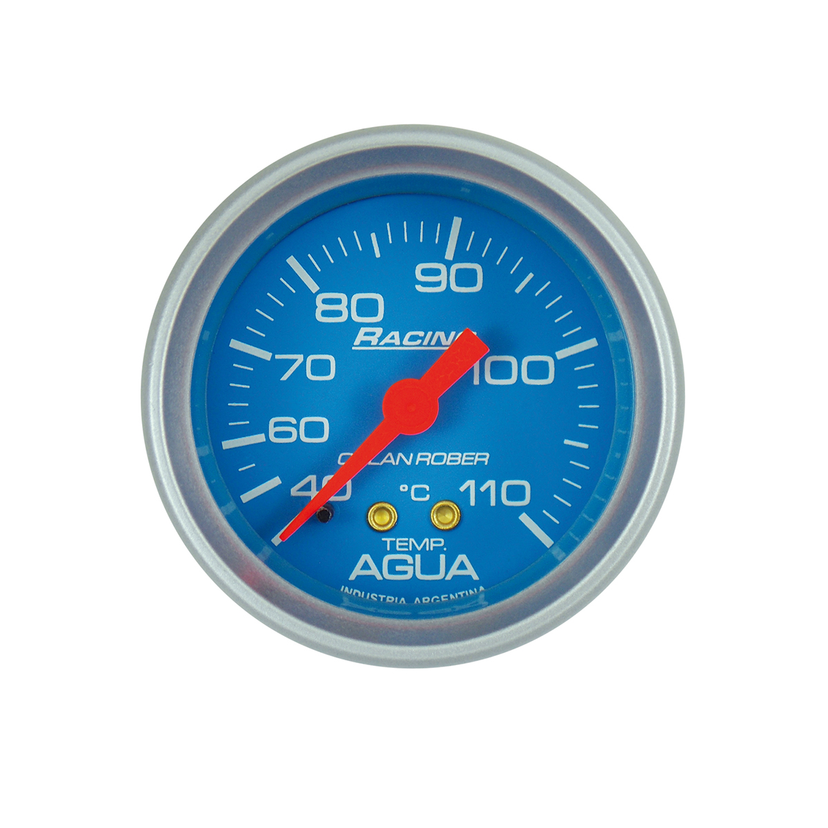 INSTRUMENTAL RACING 52 MM CELESTE TELETERMOMETRO DE AGUA MECANICO 2