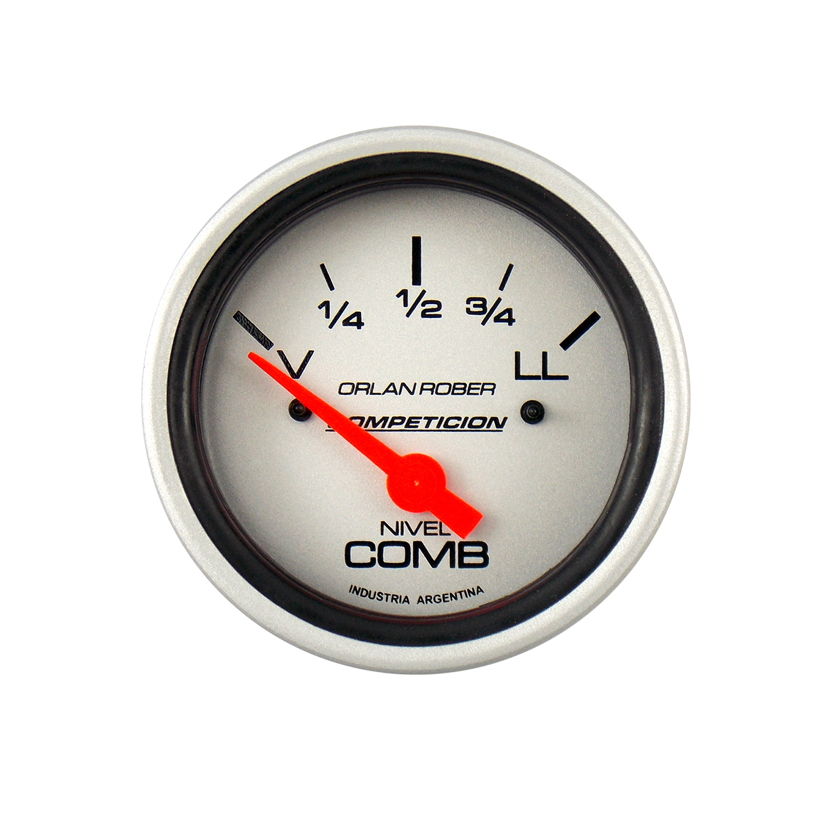 INSTRUMENTAL COMPETICION 62 MM PLATA NIVEL DE COMBUSTIBLE AGUJA V1-2 LL