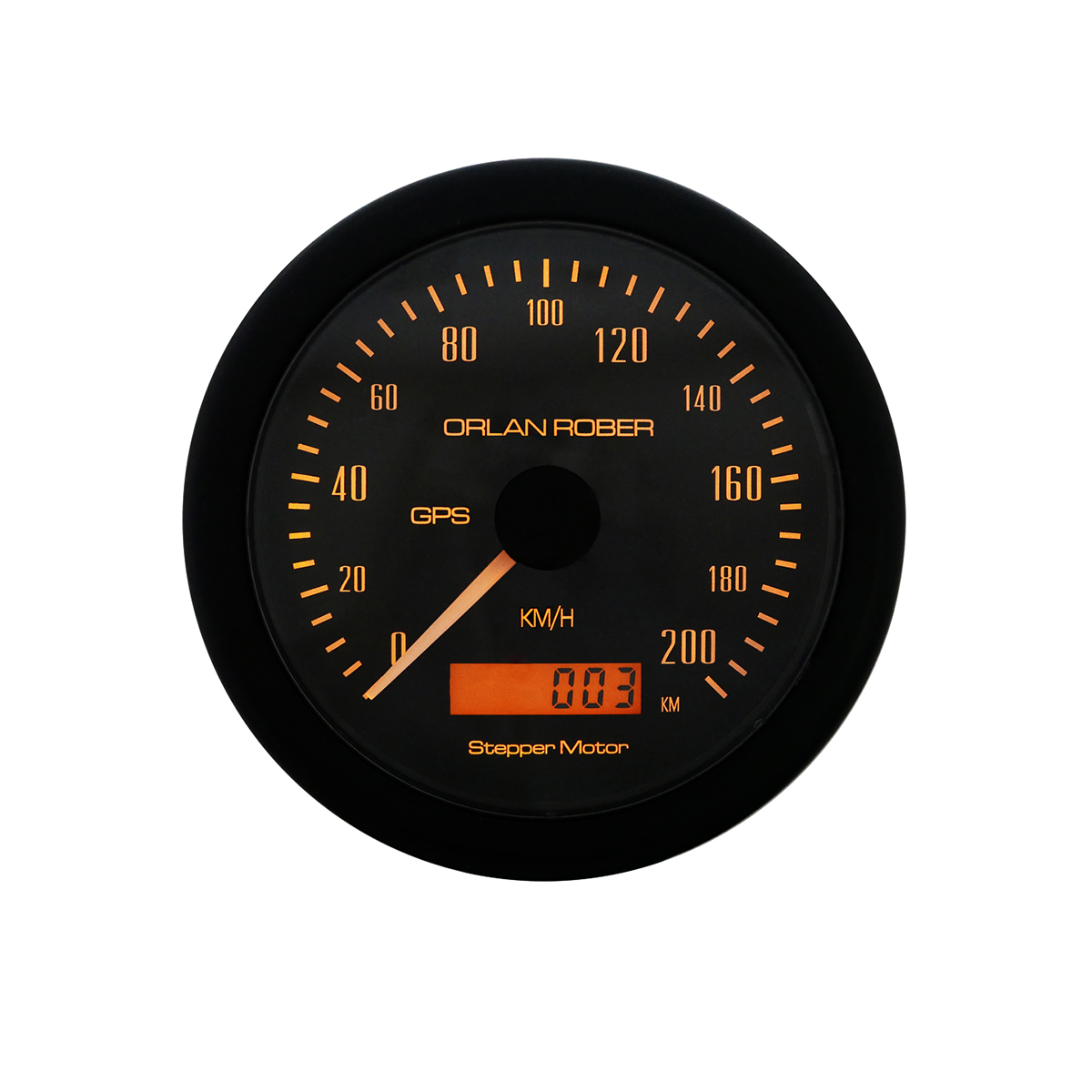 VELOCIMETRO CON GPS 85 MM VELOCIMETRO CON GPS 12V CON ODOMETRO DIGITAL RANGO 200 KM/HS.