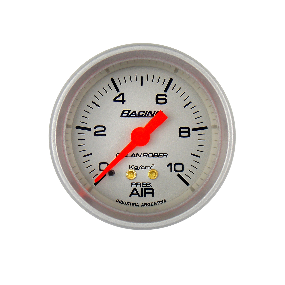 INSTRUMENTAL RACING 52 MM PLATA MANOMETRO 10 KILOS