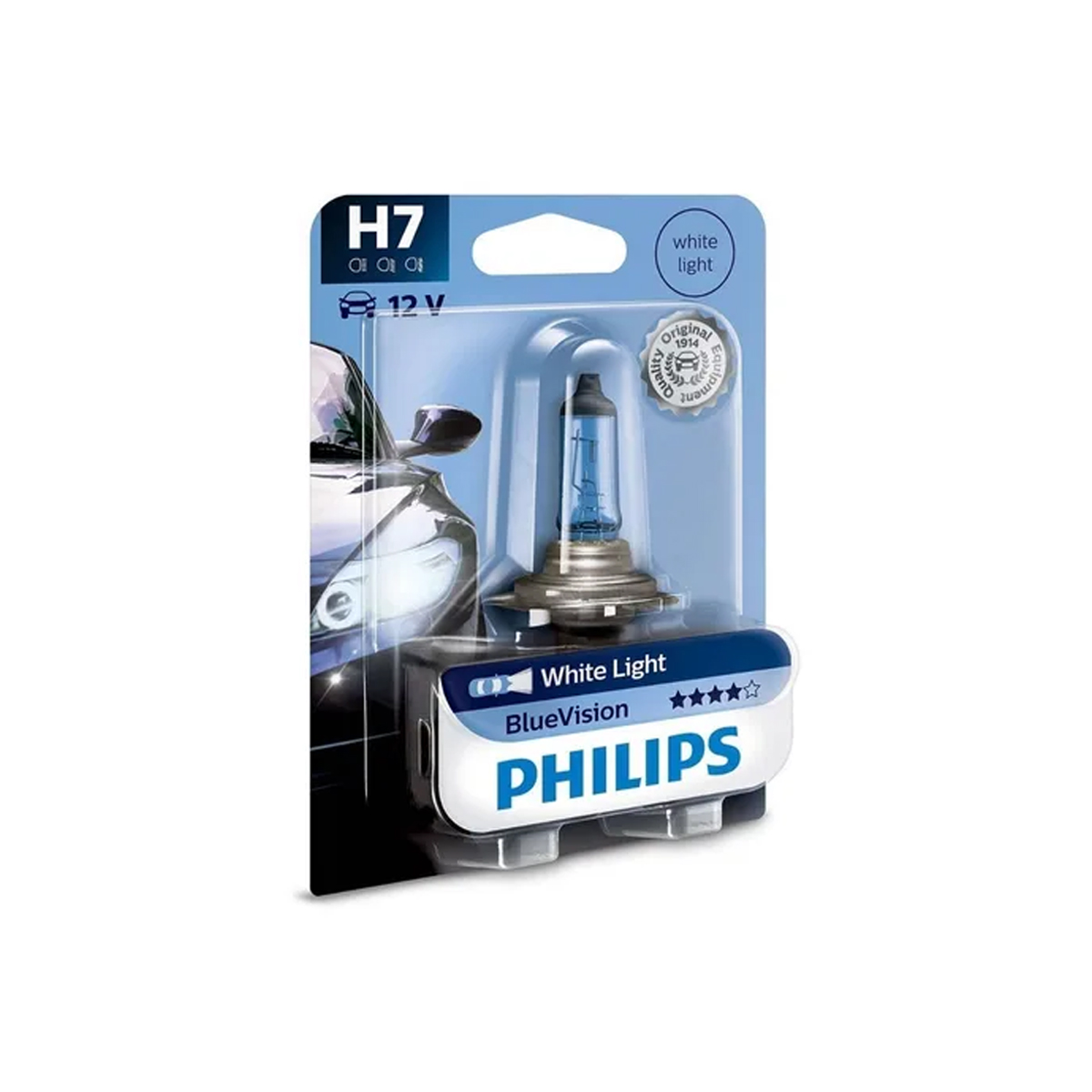 LAMPARA BLUE VISION 12V H7 12972 BV+ 12V 55W                                   B1 CANTIDAD POR CAJA MASTER 10