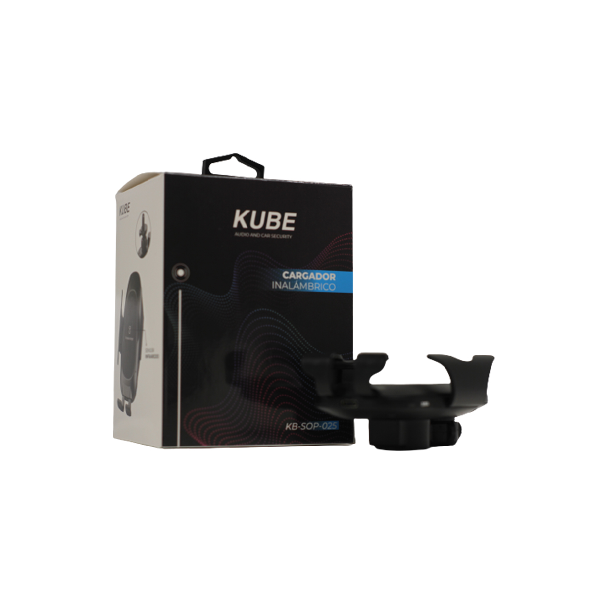 ACCESORIO PARA CELULAR CARGADOR  Y SOPORTE PARA CELULAR INALAMBRICO CON ENGANCHE A REJILLA DE AIRE ACONDICIONADO O SOPAPA PARA VIDRIO / TABLERO E INTERFACE MICRO USB - 5
