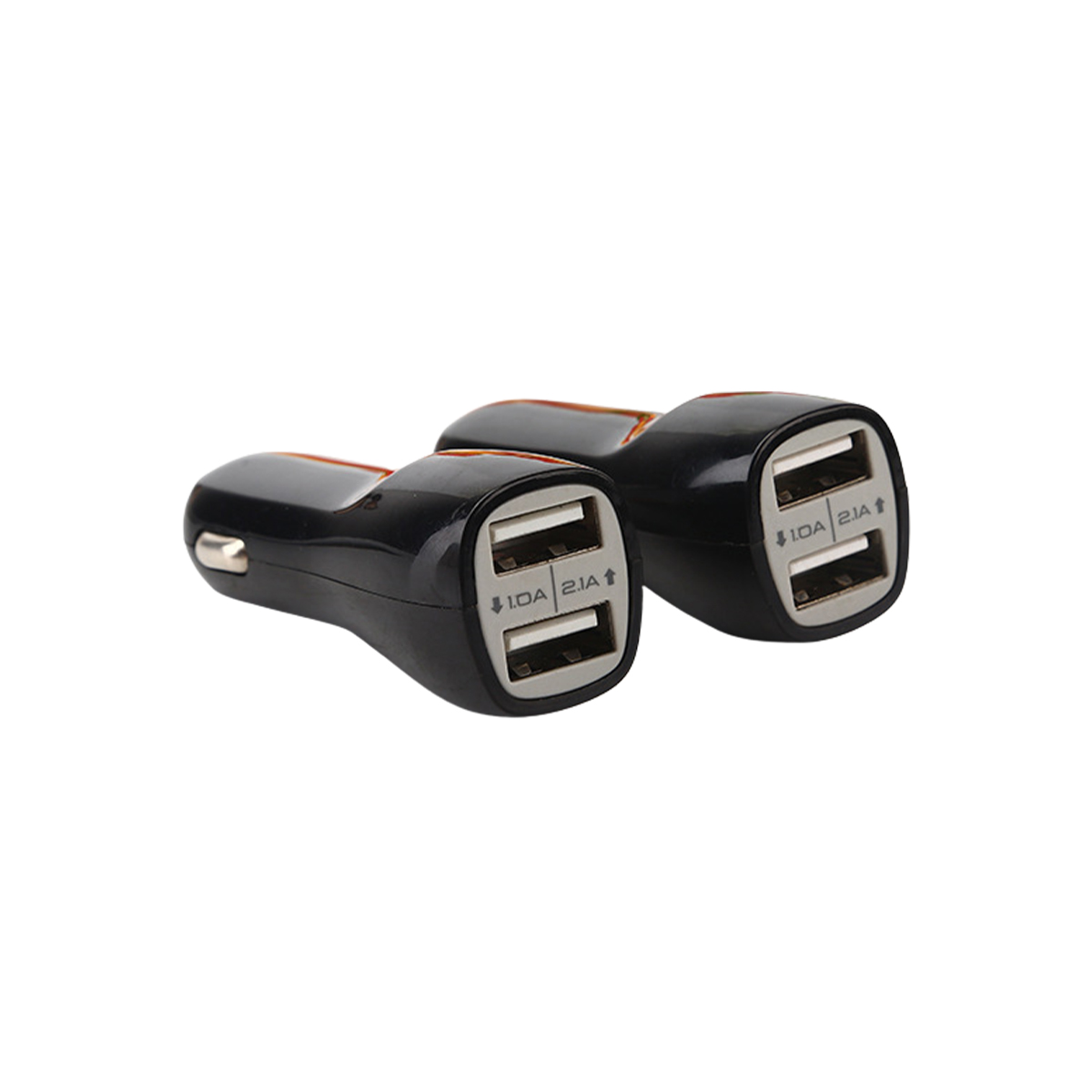 ACCESORIO PARA CELULAR CARGADOR DOBLE USB 12V / 24V OUTPUT 5V 3100MA NEGRO - 4
