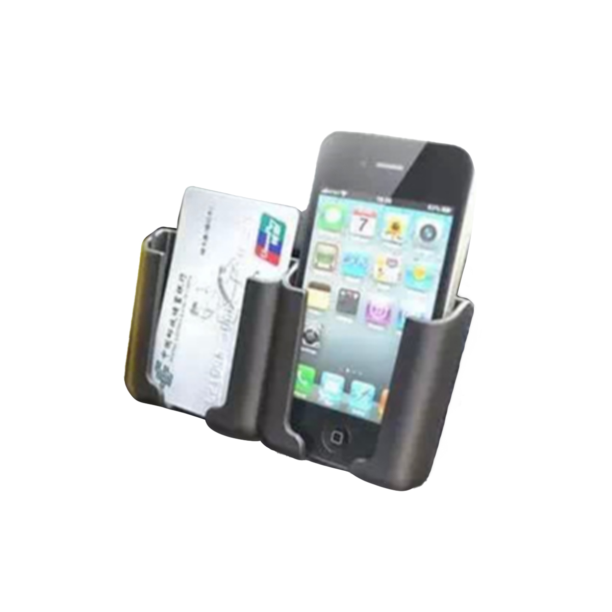 ACCESORIO PARA CELULAR PORTA CELULARES AUTO ADHESIVO NEGRO - 3
