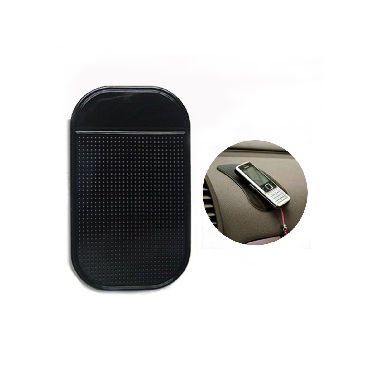 ACCESORIO PARA CELULAR BASE DE GOMA ANTI DESLIZANTE PARA APOYAR OBJETOS RECTANGULAR AZUL - 2