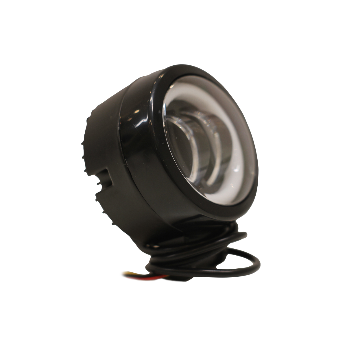 OFF ROAD FARO DE LED UNIVERSAL REDONDO 10 WATTS (1 LED * 10 WATT) CON OJO DE ANGEL 12V / 24V - USO ESPECIAL MOTOS Y QUADS - haz de luz spot - - 3