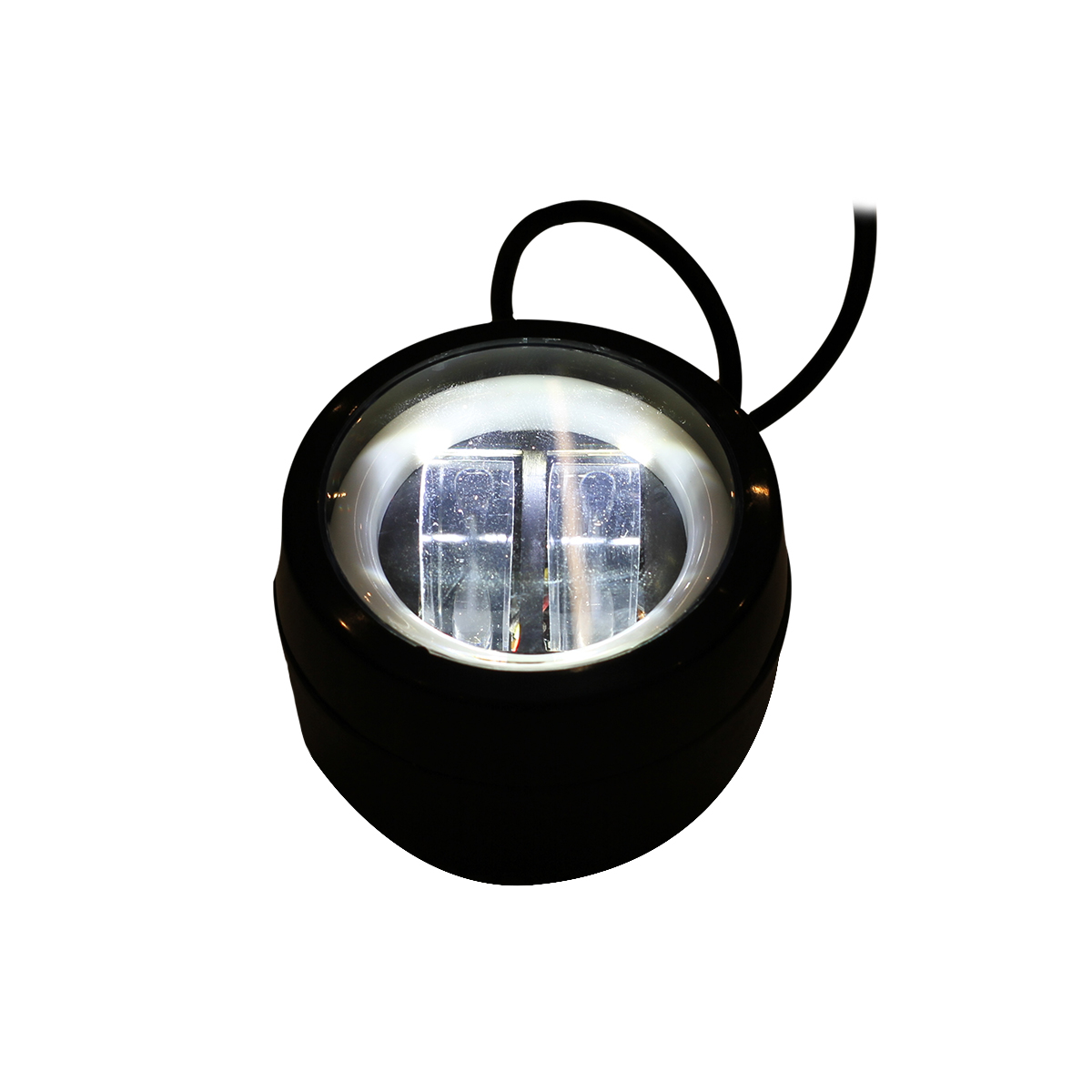 OFF ROAD FARO DE LED UNIVERSAL REDONDO 10 WATTS (1 LED * 10 WATT) CON OJO DE ANGEL 12V / 24V - USO ESPECIAL MOTOS Y QUADS - haz de luz spot - - 6