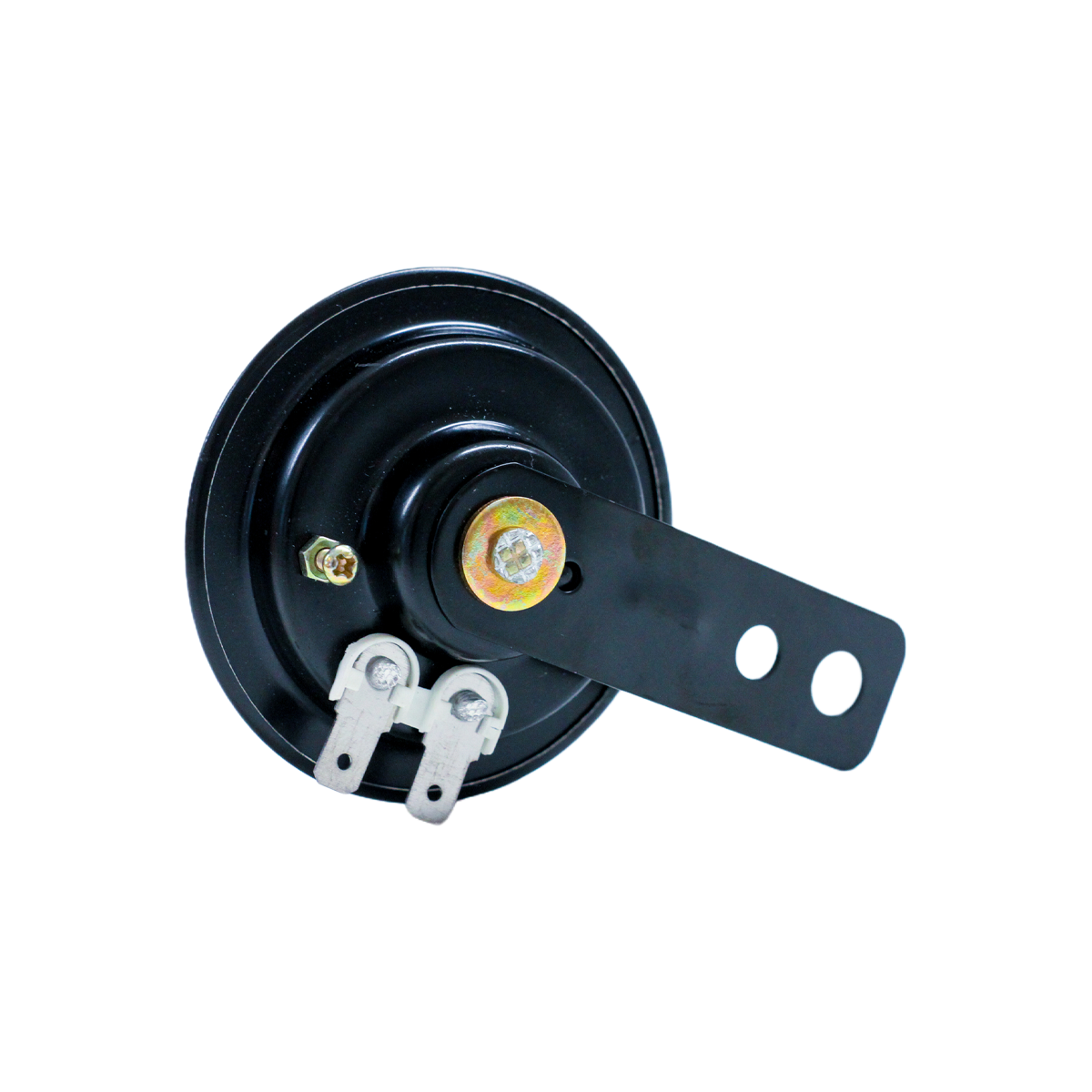 BOCINA TIPO DISCO GALLETA MERCEDES BENZ. 2 TERMINALES. VOLTAJE 12 V. ENVASE POR UNIDAD DIAMETRO 70MM CANTIDAD POR CAJA MASTER 6 - 3