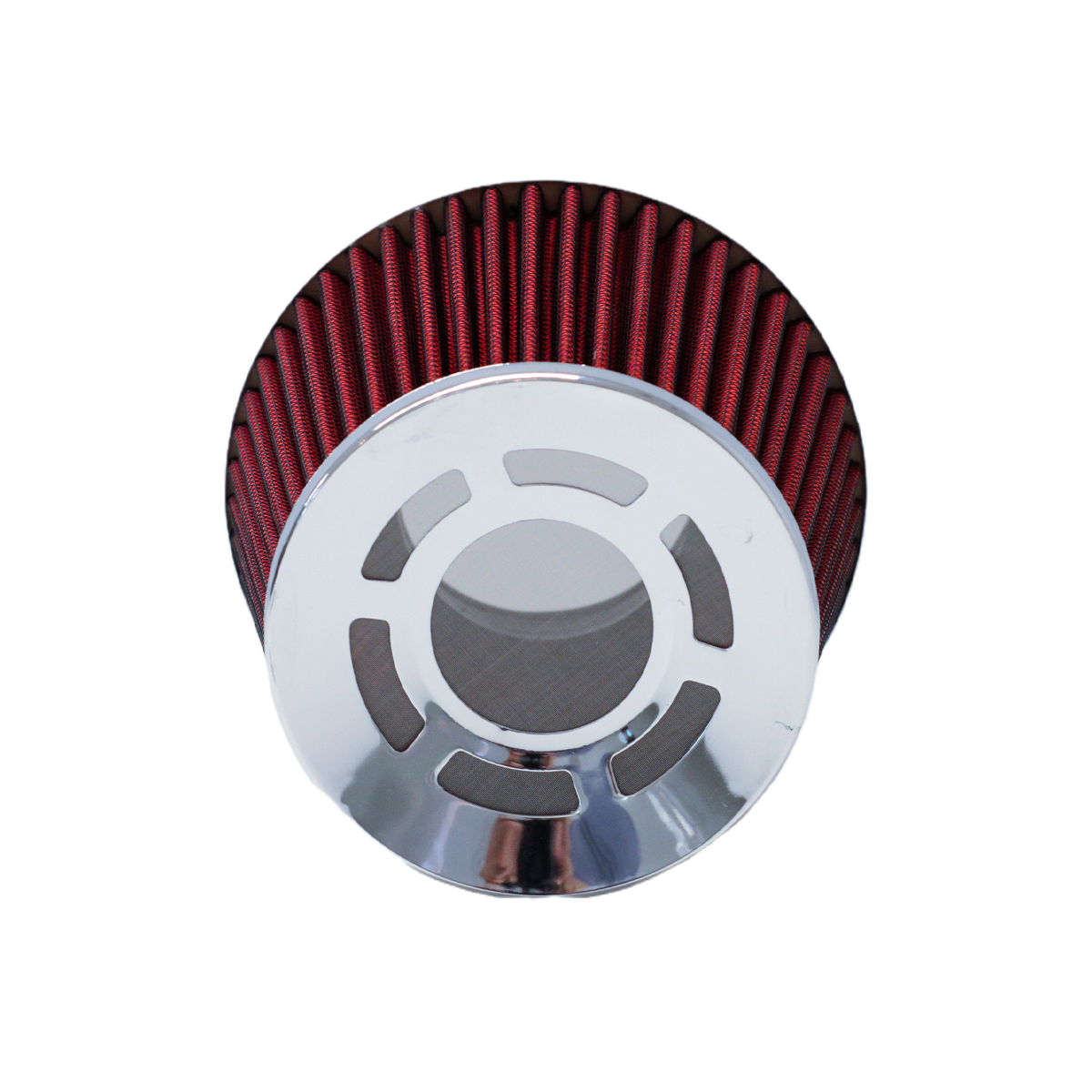 FILTRO DE AIRE CONICO FILTRO DE AIRE CONICO COMPETICION 76MM ROJO UNIVERSAL - 4