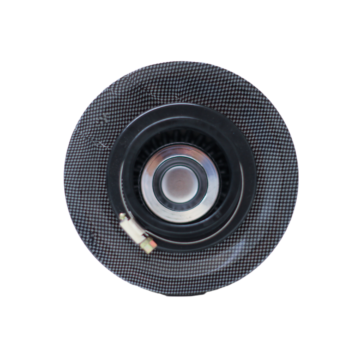 FILTRO DE AIRE CONICO FILTRO DE AIRE CONICO COMPETICION 63MM * 115MM GRIS Y CARBON TRAMA CUADRADA UNIVERSAL SUPERFICIE CONICA - 5
