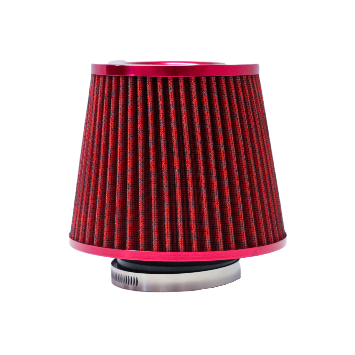 FILTRO DE AIRE CONICO FILTRO DE AIRE CONICO COMPETICION 76MM ROJO UNIVERSAL - 4