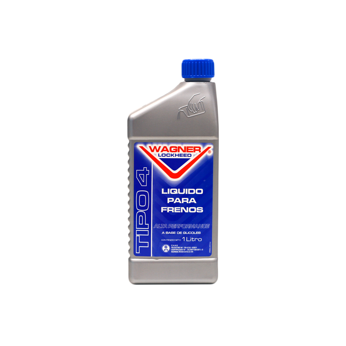 LIQUIDO PARA FRENOS TIPO 4 DOT 4 - ALTA PERFORMANCE 1 LITRO CANTIDAD POR CAJA MASTER 12