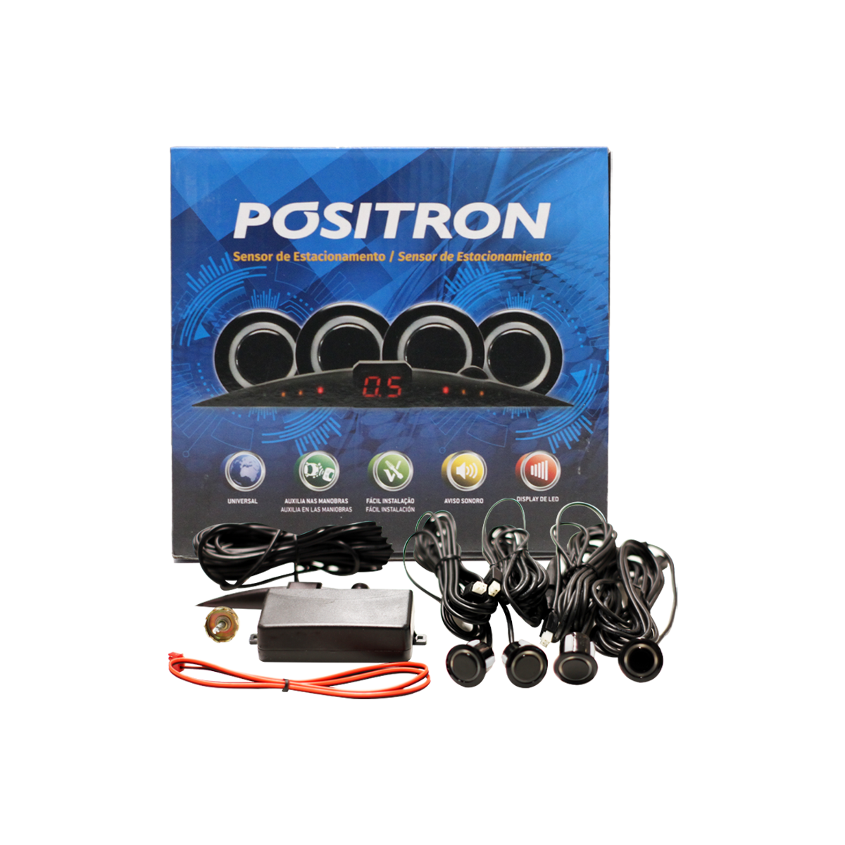 SENSOR DE ESTACIONAMIENTO PARKING SENSOR PS220 NEGRO CODIGO ANTERIOR 011796000