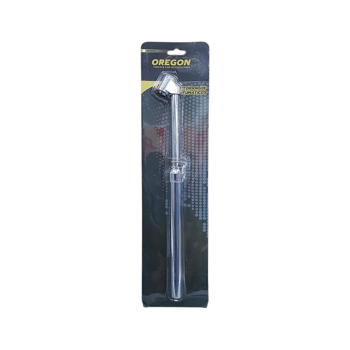 MEDIDOR DE PRESION MEDIDOR DE PRESION DE RUEDAS UNIVERSAL 10-170PSI PLATEADO UNIVERSAL CANTIDAD POR CAJA 72 - 4