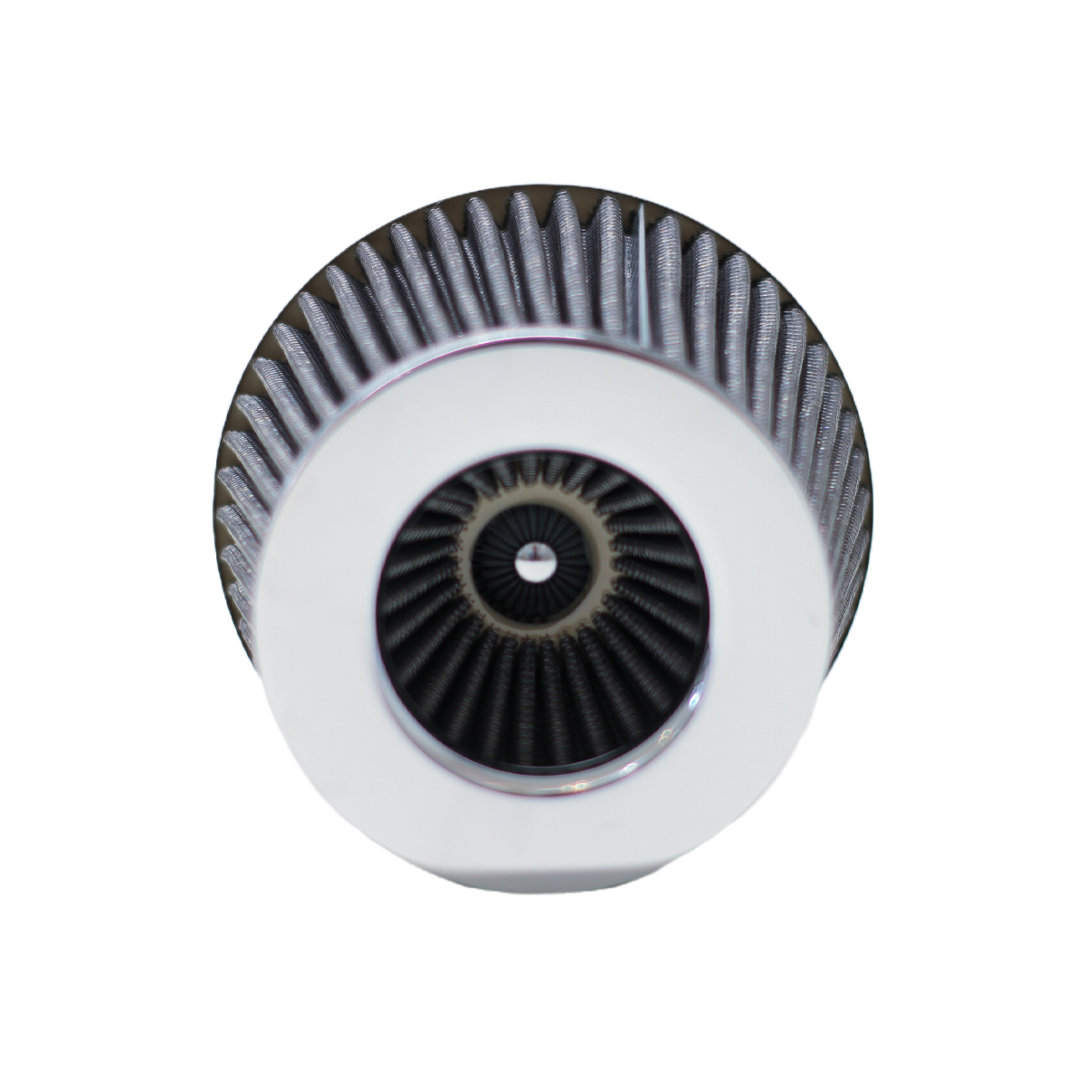 FILTRO DE AIRE CONICO FILTRO DE AIRE CONICO COMPETICION 63MM PLATEADO UNIVERSAL - 3