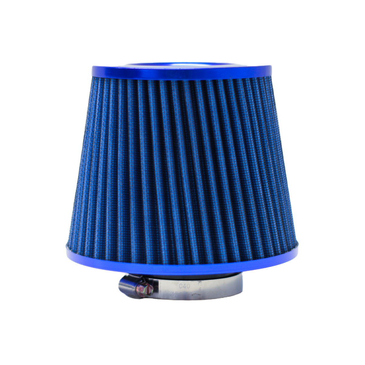 FILTRO DE AIRE CONICO FILTRO DE AIRE CONICO COMPETICION 76MM AZUL UNIVERSAL - 3