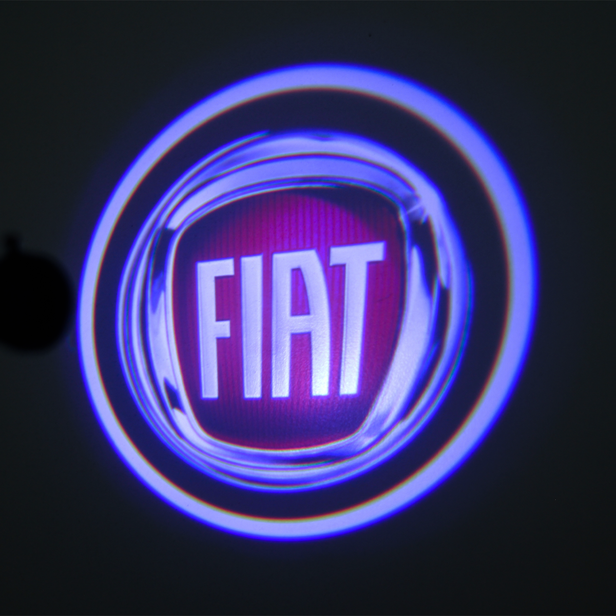 LUZ DE CORTESIA MODULO LED COB DE CORTESIACON LOGO FIAT - 6