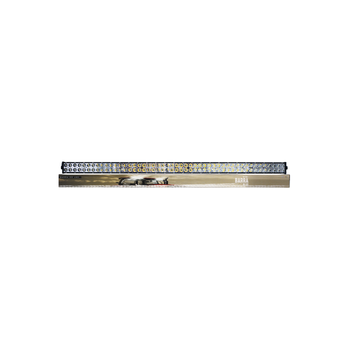 OFF ROAD BARRA DE LED EPISTAR RECTA BARRA DE 96 LED 288 WATTS - EPISTAR ( 1,25 MTS DE LARGO) -  CARCAZA DE ALUMINIO - HAZ DE LUZ SPOT (CODIGO ANTERIOR: BAR288EPI) - 6