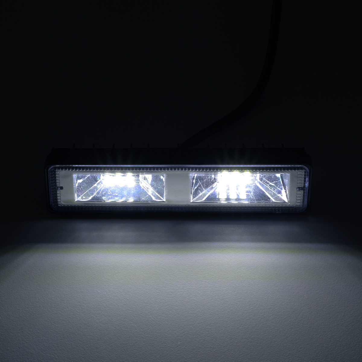 OFF ROAD FARO DE LED FARO DE LED RECTANGULAR - MICRO CHIP 12 LED  CADA UNO BLANCO 15.5x4.3x4.1CM - 2