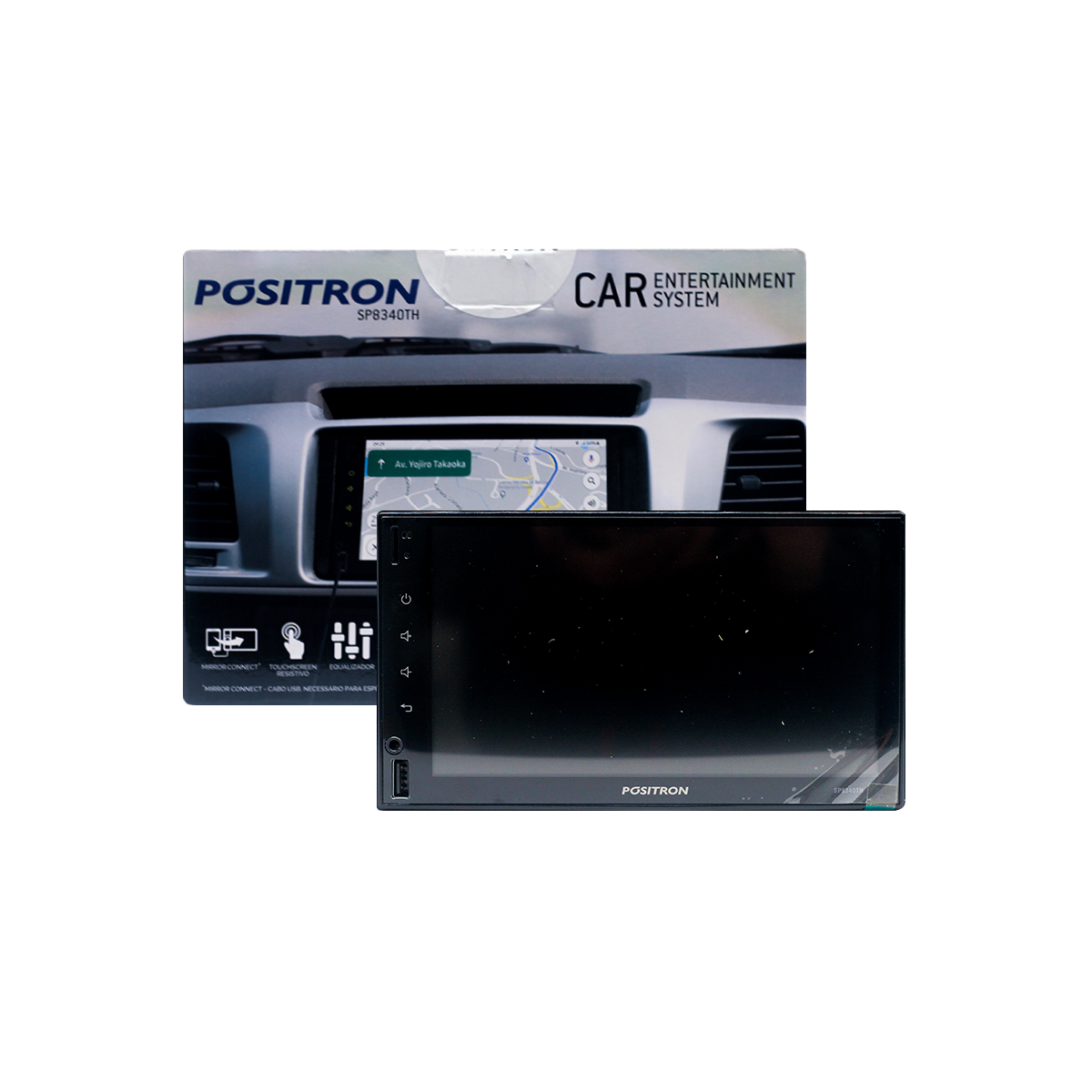 CAR AUDIO SP8340 2DIN 7", BT, USB, AUX, ENT. CAM. MIRROR - 5