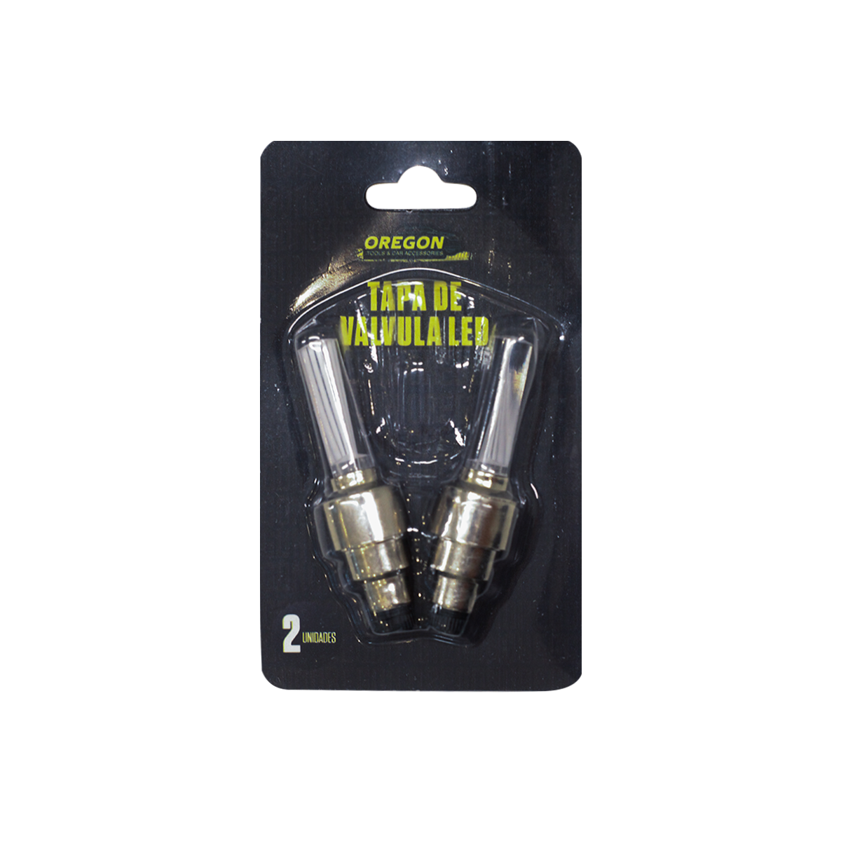 JUEGO DE TAPITAS  DE VALVULA DEPORTIVA JUEGO 2 UNIDADES - LED RGB