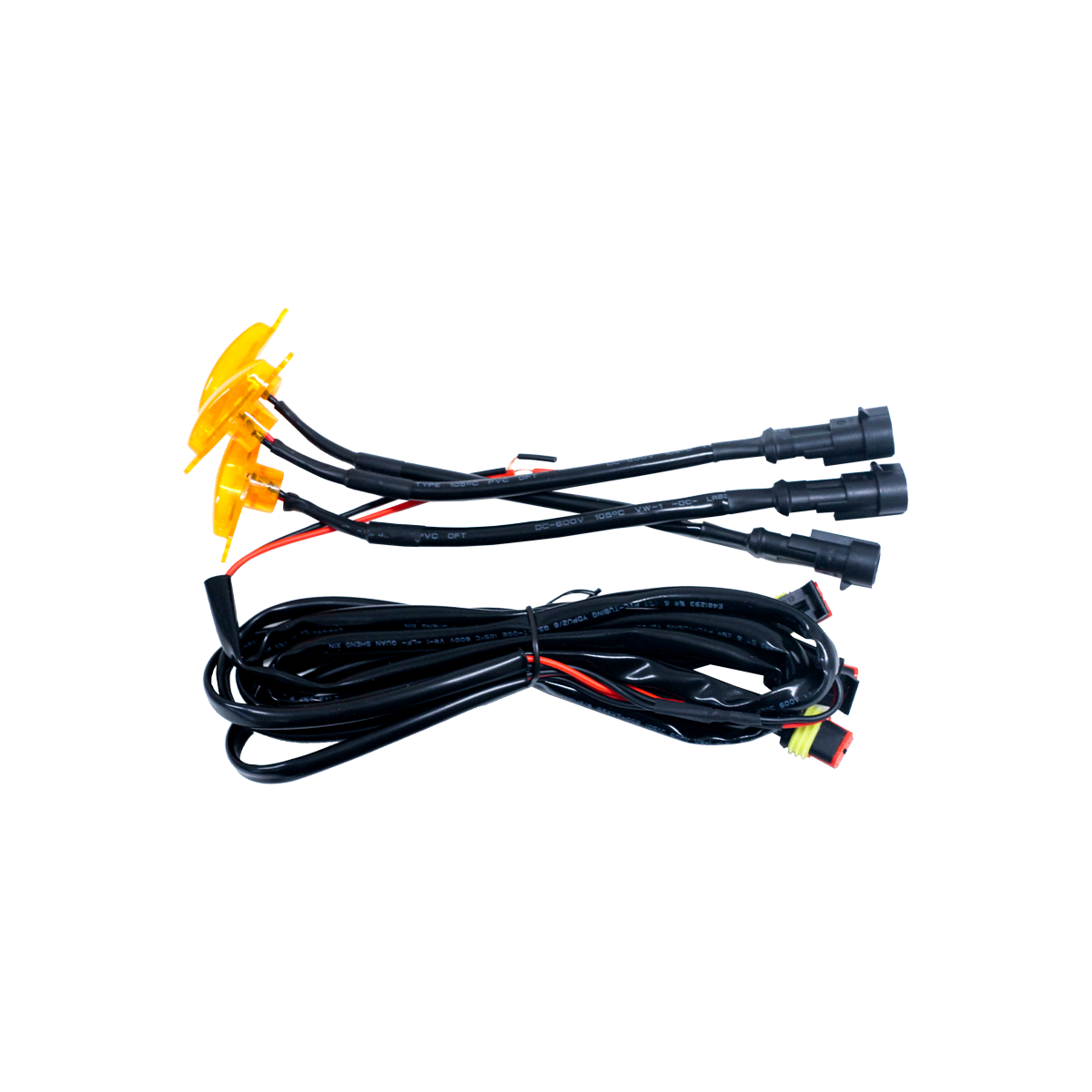 OFF ROAD JUEGO DE FAROS DE LED JUEGO FAROS X 4 DE SEÑALIZACIÓN DE PARRILLA ESTILO RAPTOR AMBAR 12V - 2