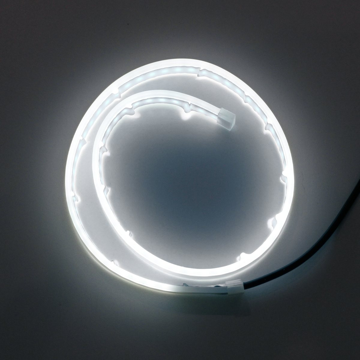 JUEGO DE TIRAS DE LED DRL JUEGO (2 UNIDADES) DE TIRAS DE LED DRL / DRL FLEXIBLE BLANCA Y AMBAR (BALIZA INTERMITENTE) 60CM - 8