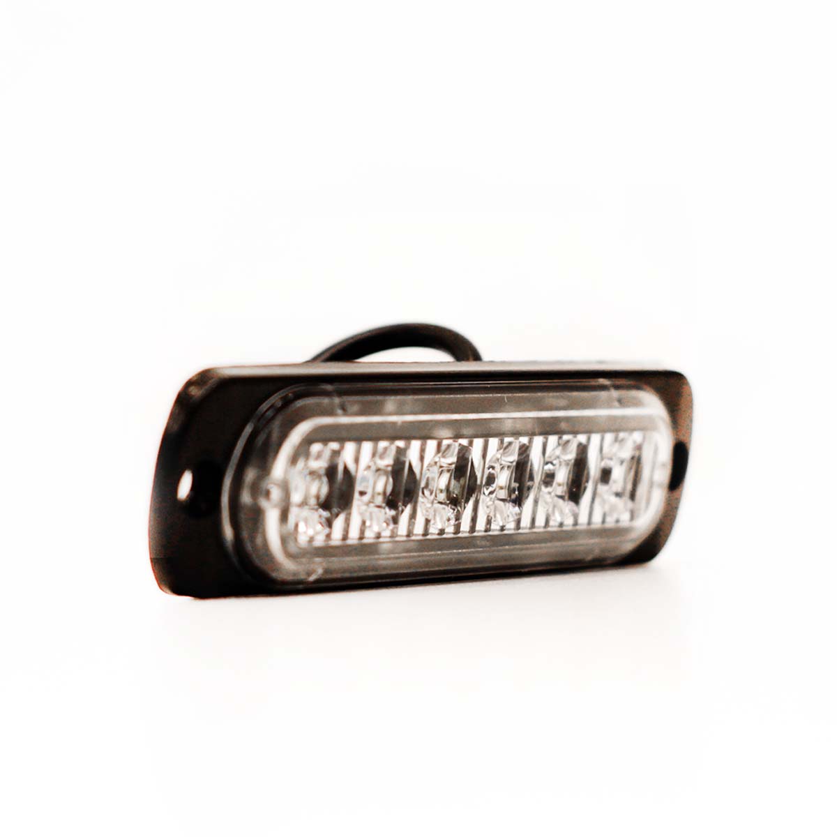 OFF ROAD FARO DE LED UNIVERSAL 12V - 6 LED CHAT PARA PARRILLA / PARAGOLPE CON LUZ DESTELLANTE BLANCA - 3