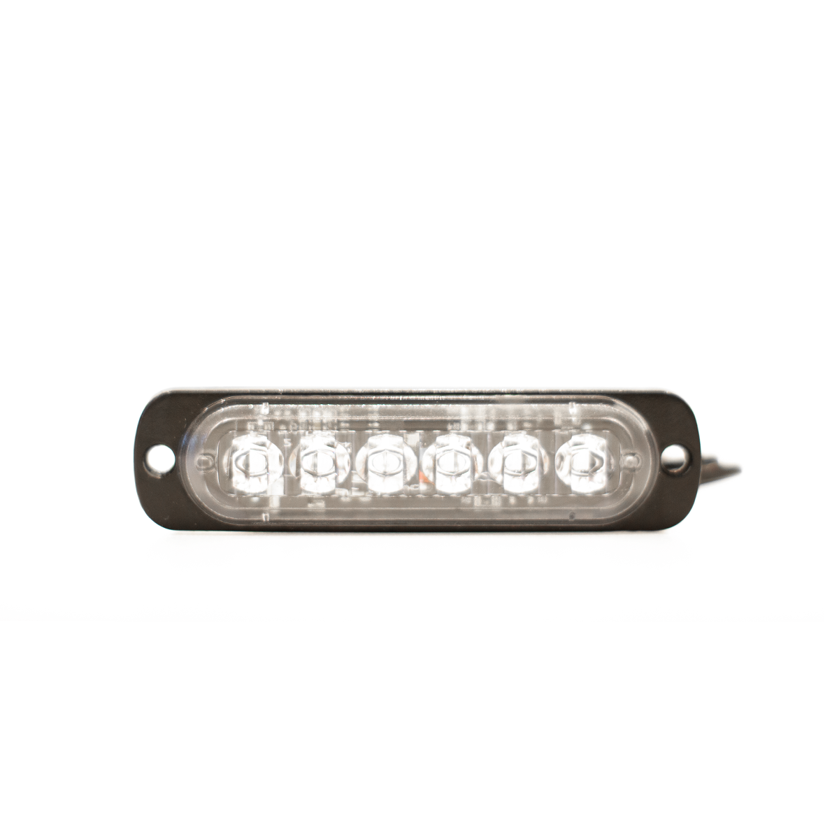 OFF ROAD FARO DE LED UNIVERSAL 12V - 6 LED CHAT PARA PARRILLA / PARAGOLPE CON LUZ DESTELLANTE AZUL   CANTIDAD POR CAJA MASTER 200 - 2