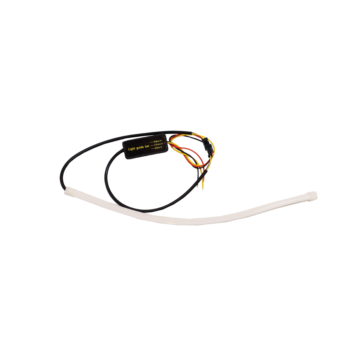 JUEGO DE TIRAS DE LED DRL JUEGO (2 UNIDADES) DE TIRAS DE LED DRL / DRL FLEXIBLE ROJO / AMBAR (BALIZA INTERMITENTE) 30CM - 2