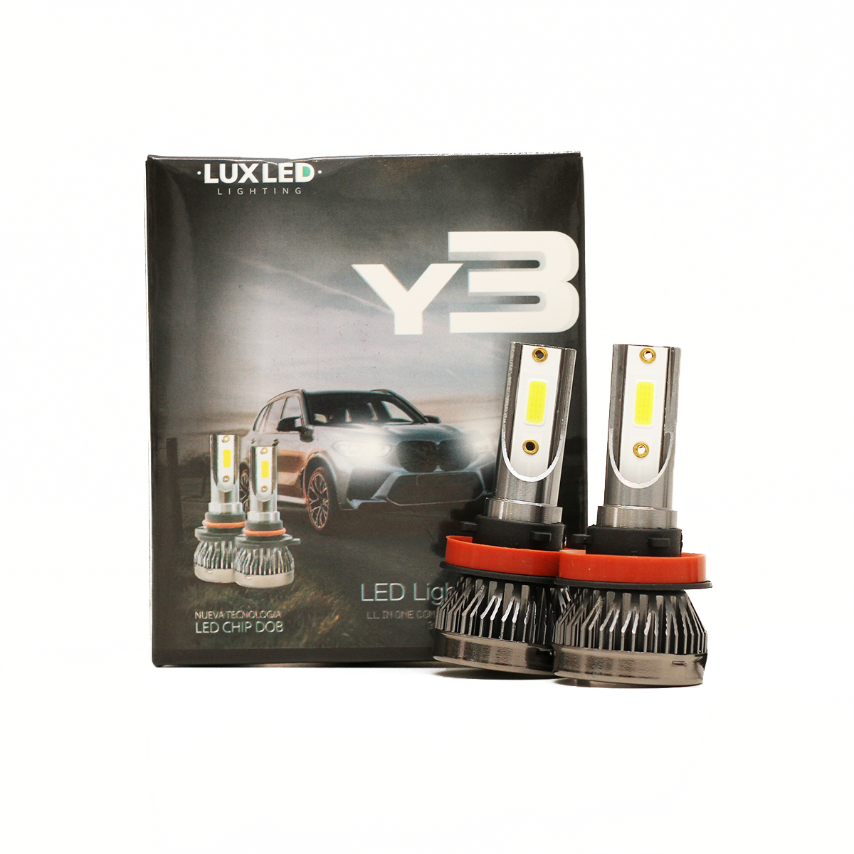 OFF ROAD KIT DE LED Y3 ULTRA SLIM  SIN COOLER H11 ULTRA SLIM 22000LM CHIP COB 12V SIN COOLER CANTIDAD POR CAJA MASTER 100 - 5