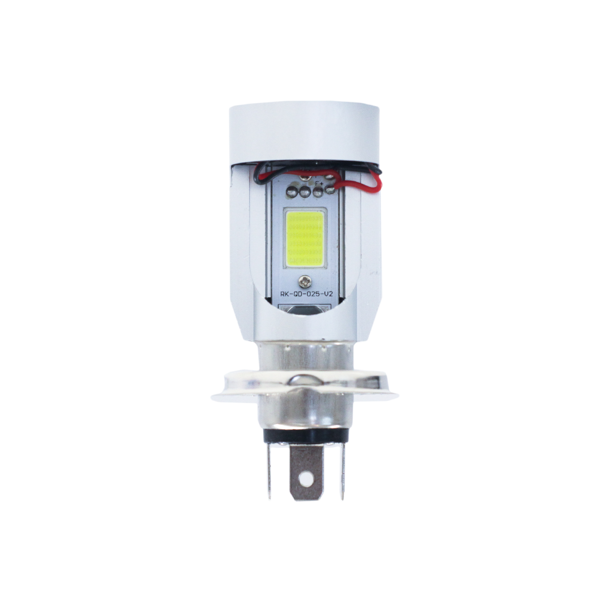 LAMPARA LED LAMPARA H4 LED BLANCO, CON OJO DE ANGEL ROJO USO RECOMENDADO 12V 30 WATTS - 4