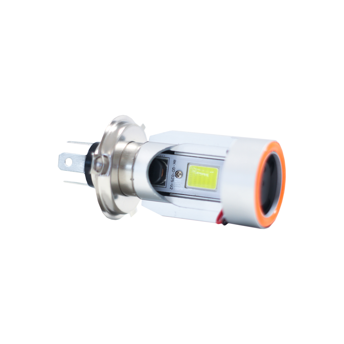 LAMPARA LED LAMPARA H4 LED BLANCO, CON OJO DE ANGEL ROJO USO RECOMENDADO 12V 30 WATTS - 7