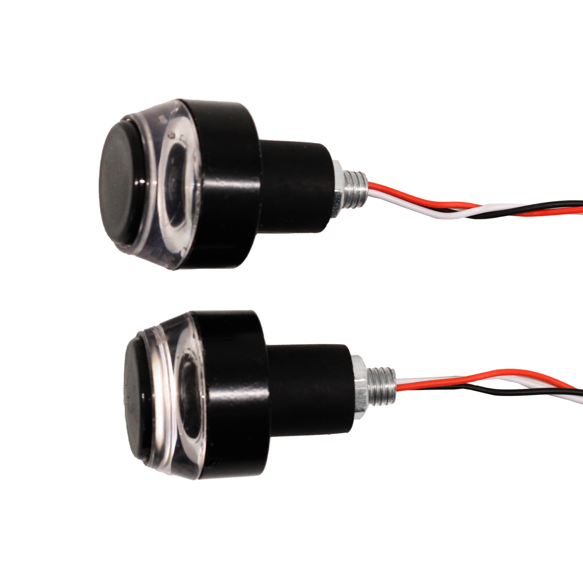 LED SEÑALIZACION COB JUEGO DE FAROS DE GIRO UNIVERSAL PARA EMBUTIR  BLANCO / AMBAR USO RECOMENDADO 12V - 2