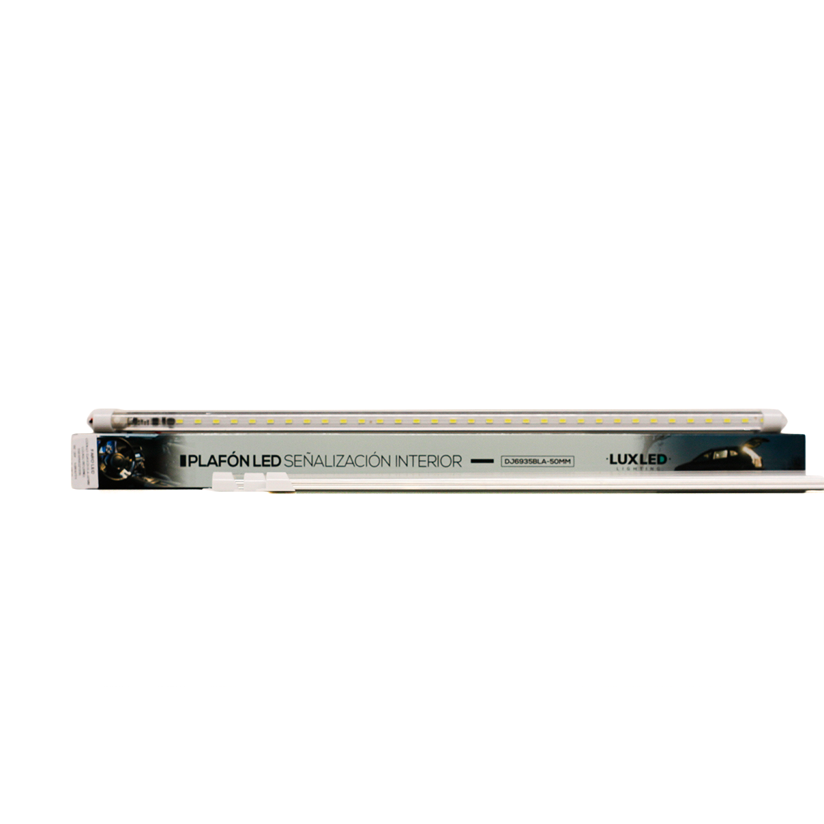 PLAFON LED CAJA DE 4 UNIDADES DE PLAFONES LED CON TECLA ON / OFF 12V - 24V PEGAMENTO AUTOADHESIVO 50CM X 2CM 35 LED SMD 10 WATTS - 3