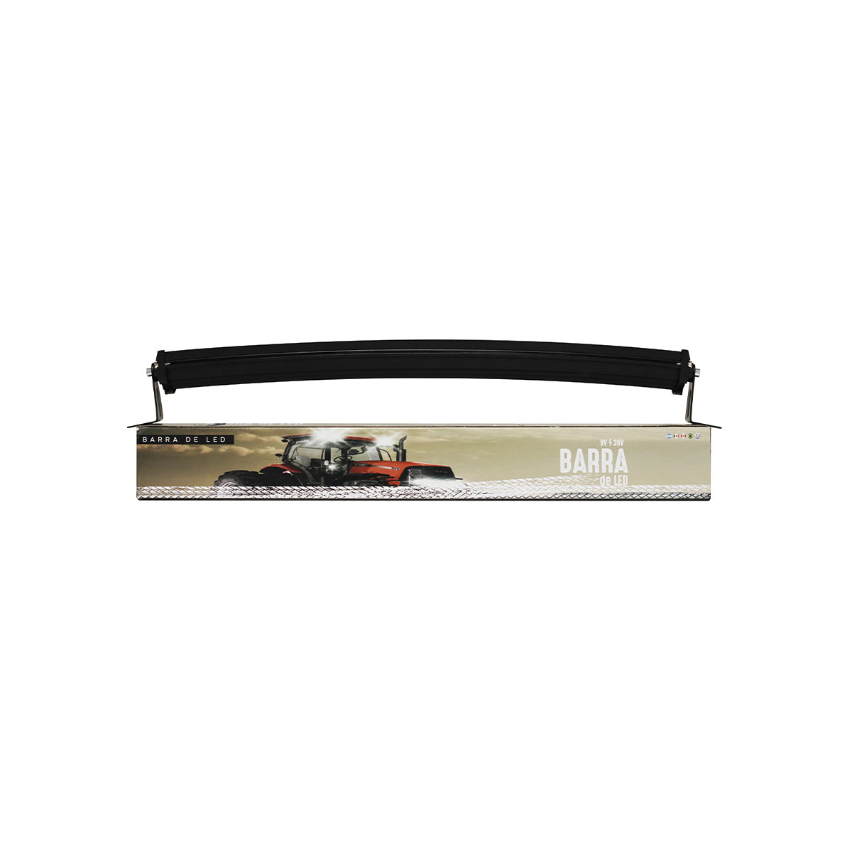 OFF ROAD BARRA DE LED EPISTAR CURVA BARRA CURVA DE 40 LED 120 WATTS - EPISTAR ( 63 CM DE LARGO) -  CARCAZA DE ALUMINIO - HAZ DE LUZ SPOT (CODIGO ANTERIOR: CURV120EPI) - 4