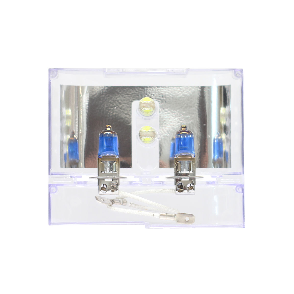 LAMPARA HALOGENA SKY LINE CANBUS KIT H3 12V 55W SKY LINE X 2 + 2 LED T10 CANBUS AZUL FRIO  (CODIGO ANTERIOR: K12336SK) - 4
