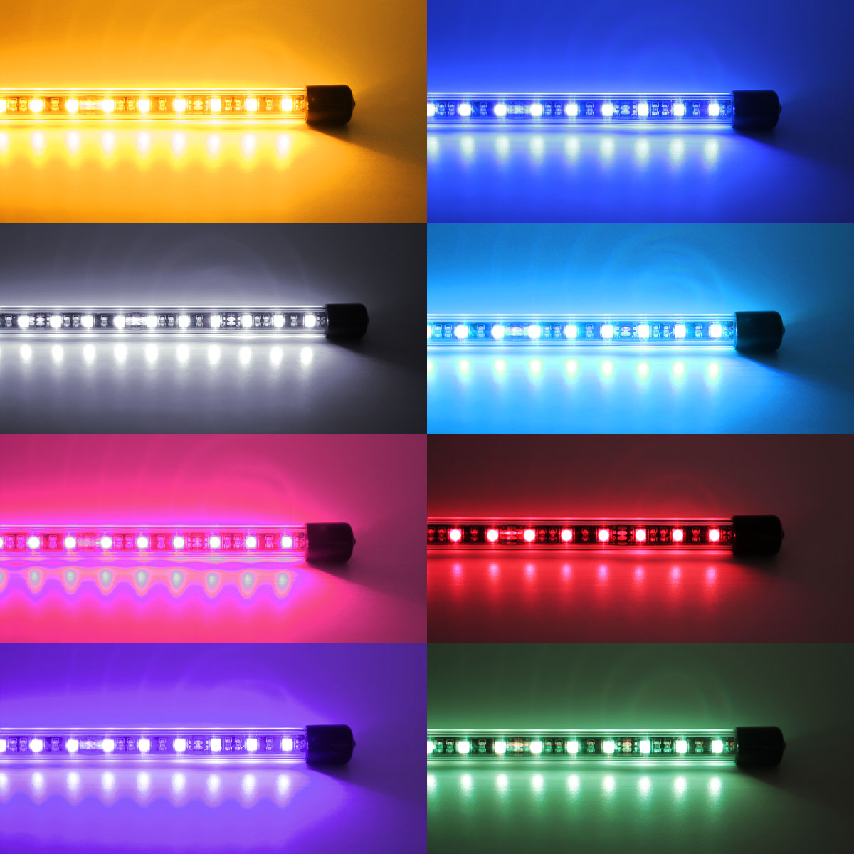 ANTENA PARA UTV / PICK UPS 12V 1.5 METROS DE LARGO, 120 LED 5050 SMD RGB, BASE METALICA Y BANDERA DE REGALO - 7