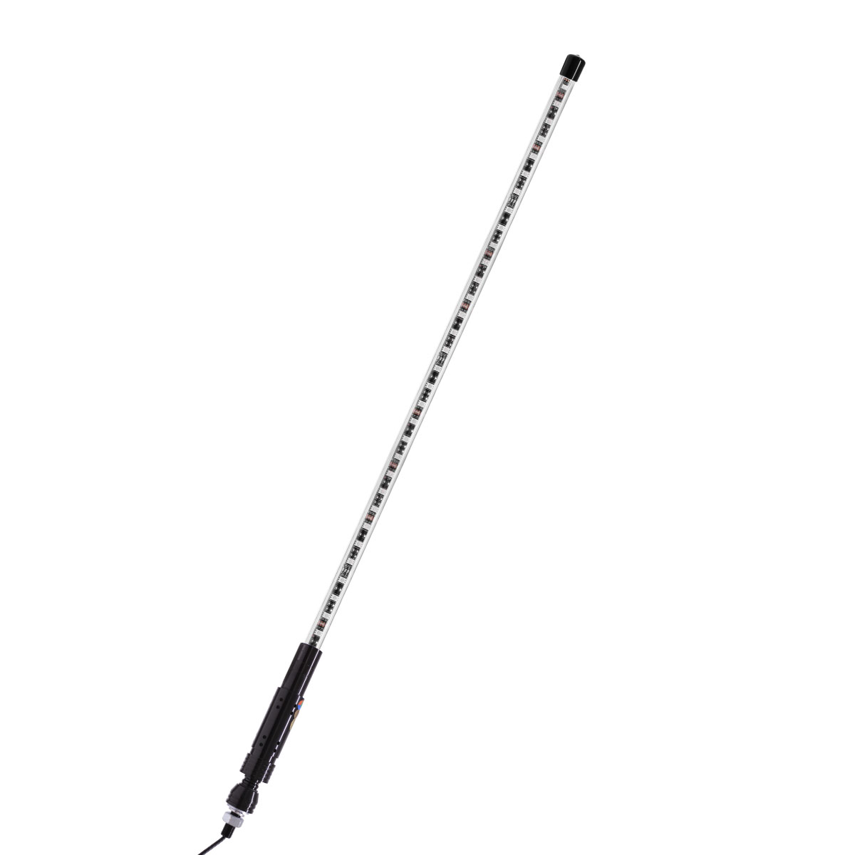 ANTENA PARA UTV / PICK UPS 12V 1.8 METROS DE LARGO, 120 LED 5050 SMD RGB, BASE METALICA Y BANDERA DE REGALO