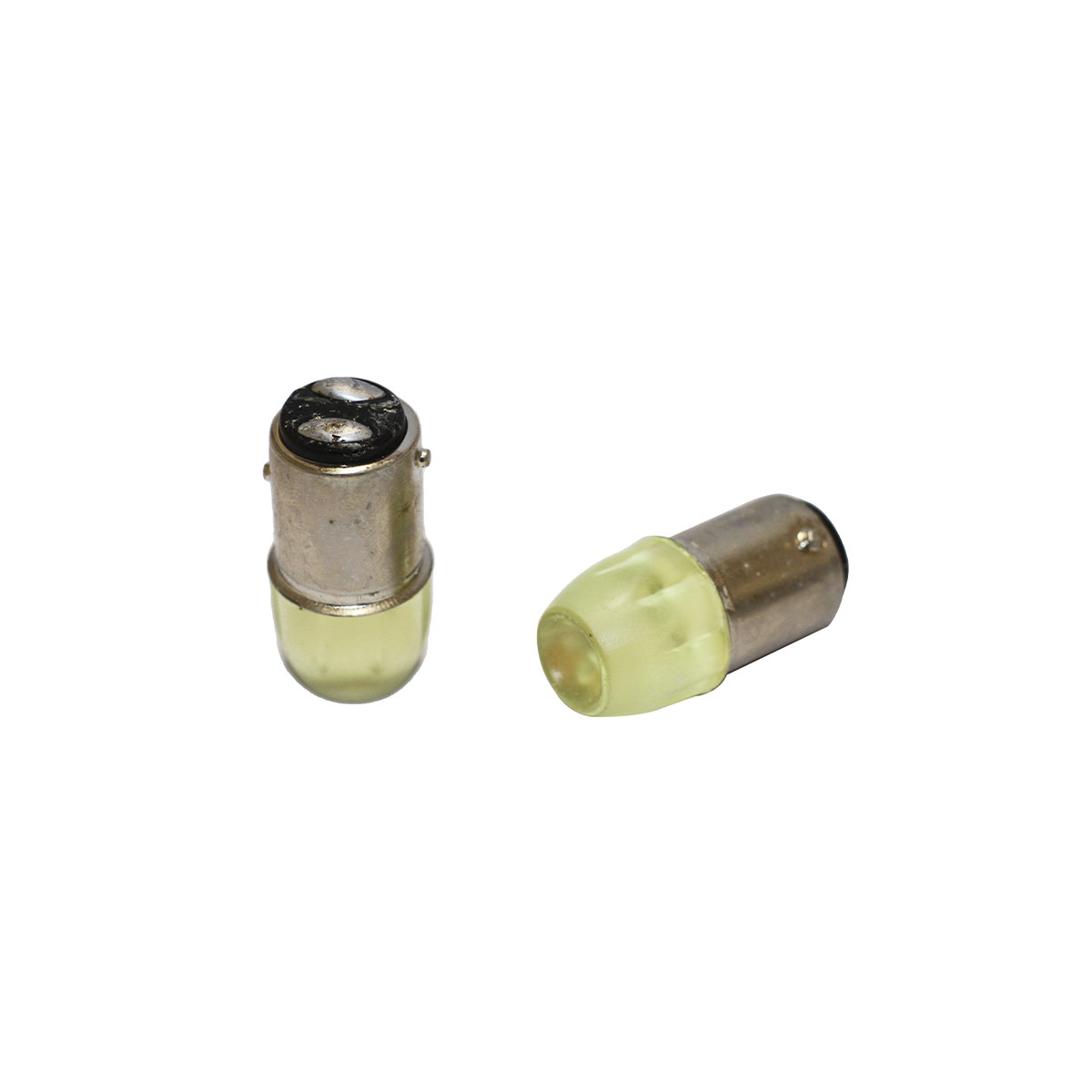 LED SEÑALIZACION CERAMIK BLISTER X2 - 1034 / 1157 / P21/5W LED CERAMIK 5630 - AMBAR 24V