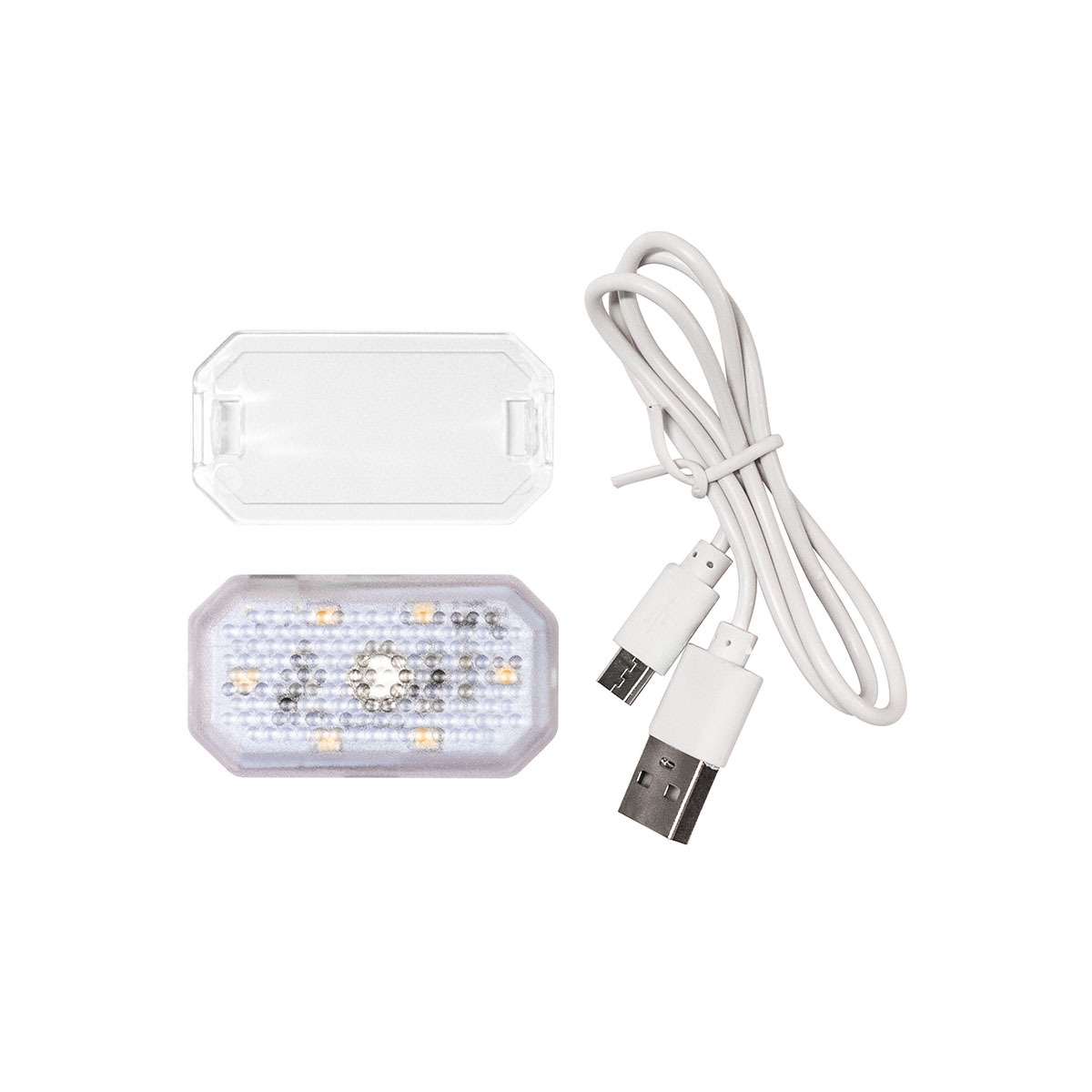 PLAFON LED CREE RECARGABLE USB 6 LED CREE AUTOADHESIVO COLOR ROSA - 2