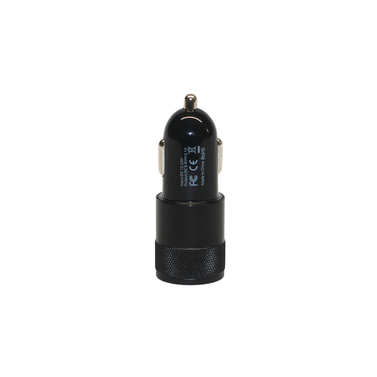 ACCESORIO PARA CELULAR CARGADOR CUADRUPLE USB CON ENCHUFE A TOMA 12V / 24V 3.11 CON INDICIADO DE LED AZUL COLOR NEGRO - 6