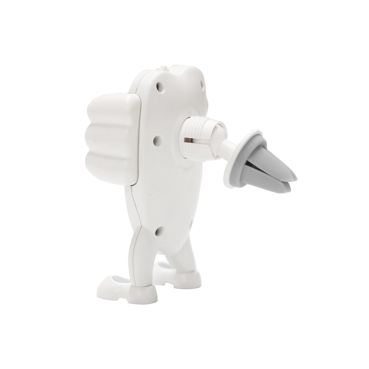 ACCESORIO PARA CELULAR SOPORTE PARA CELULARES CON ENGANCHE PARA A/A BLANCO + GRIS - 4