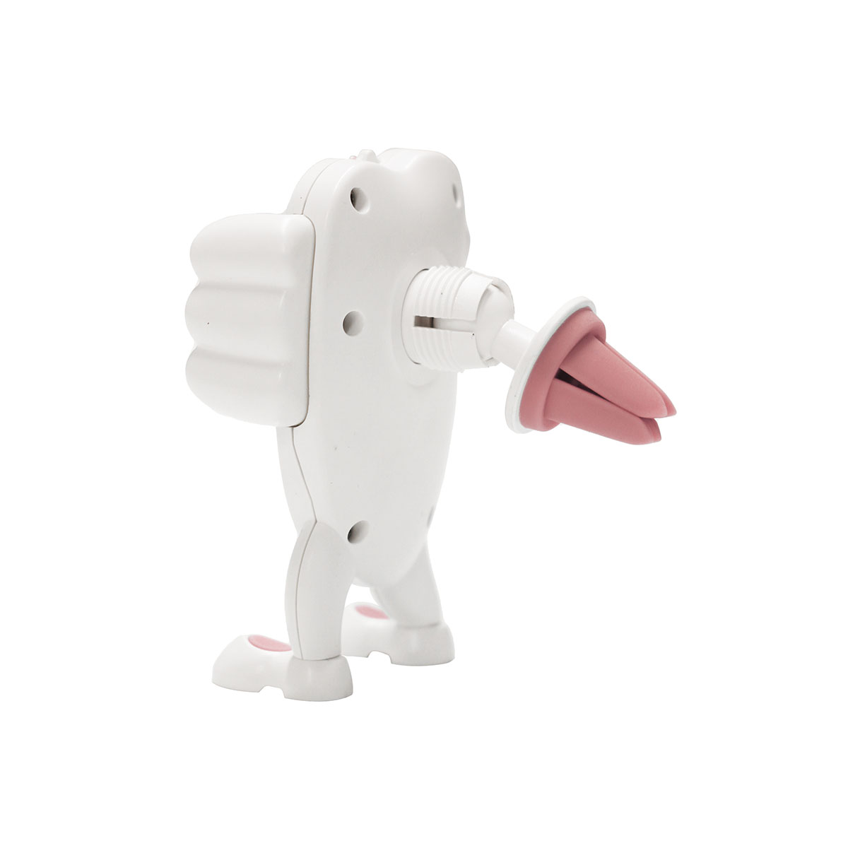 ACCESORIO PARA CELULAR SOPORTE PARA CELULARES CON ENGANCHE PARA A/A BLANCO + ROSA - 5