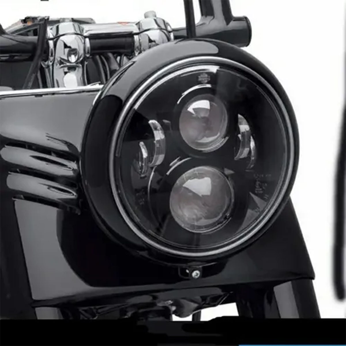 OFF ROAD FARO DE LED UNIVERSAL REDONDO 7 USO IDEAL JEEP WRANGLER - RENEGADE /  MOTO HARLEY DAVIDSON - ROYAL ENFIELD CON FUNCION ALTA Y BAJA - HAZ DE LUZ SPOT - CANTIDAD POR CAJA MASTER 20 - 7