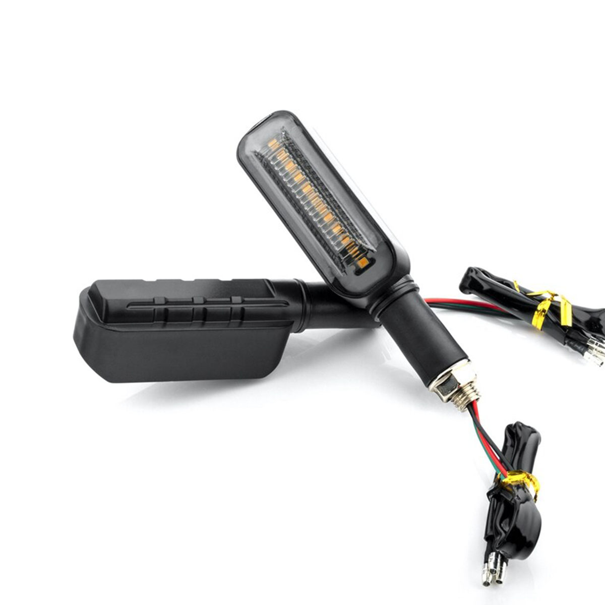 OFF ROAD FARO DE LED DE MOTO FARO DE GIRO UNIVERSAL AMBAR SECUENCIAL 12V 5W 1500 LUX JUEGO 2 UNIDADES - 9